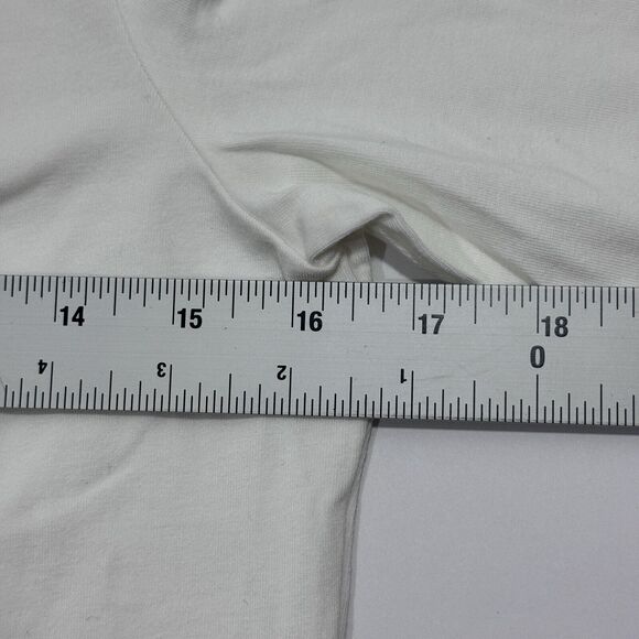 Woman's Express Reign of Hearts Twisted Royalty Sparkle White 3/4 Sleeve Top LG - Picture 8 of 8